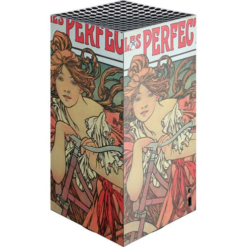 Alphonse Mucha Cycles Perfecta XBox Series X Digital Edition Console Skin